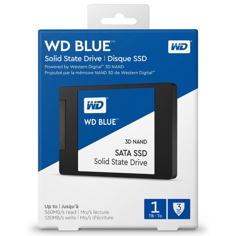 Foto WD Blue 3D NAND SATA SSD 2TB WDS200T2B0A