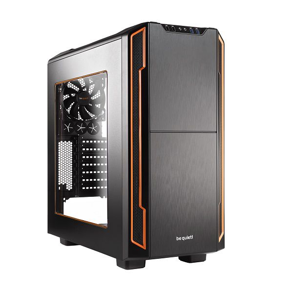 be quiet! Silent Base 600 Black-Orange Window