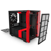 Foto NZXT H210I Negra-Roja