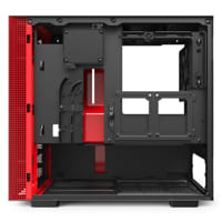 Foto NZXT H210I Negra-Roja